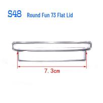 Dvigubos sienelės izoliuotas stiklinis puodelis karštiems ir šaltiems gėrimams 450ml Double-layer Cup with Handle skaidri