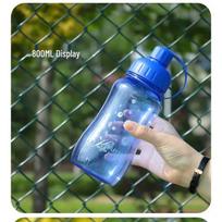 Fuyang Explosion-Proof Large Capacity Sports Water Bottle - Shatterproof, Food-Grade PC for Construction & Outdoor Use 1000ml mėlyna