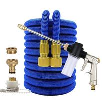 High-Pressure Magic Garden Hose Set with Water Gun for Car Wash & Yard Cleaning