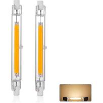 R7s LED lemputė 118mm 30W pritemdoma, šiltai balta 3000K 3000lm, tiesioginis J118 300W halogeninės lempos pakaitalas, 360° - RiRi