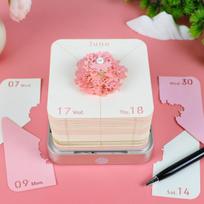 Sakura Treehouse 3D Paper Sculpture Sticky Notes Paper Block 3D Custom Christmas Table Desk Calendar for 2026 beige