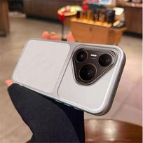 Phone Case For Huawei Pura 90 Pro Max 80 70 P40 P50 P60 Pro Plus Ultra Luxury Lychee PU Lambskin Soft Shockproof Back Cover Pura 90
