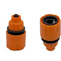 2 Point Hose Fitting Quick Connect Lightweight Plastic orange