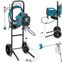 Portable hydrodynamic paint sprayer 1.4 l/min 200 bar 7.5 m