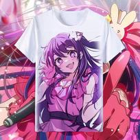 Oshi No Ko Anime Manga 3D Print T-Shirts Men Women Fashion Streetwear Oversized Short Sleeve T Shirt Male Tees Tops Man Clothing S pink