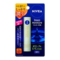 NIVEA Deep Moisture Lip Balm Olive Lemon & balta