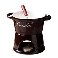Elegant Ceramic Fondue Cup For Melting Chocolate Cheese Caramel Microwave Dishwasher Safe Melting Mug