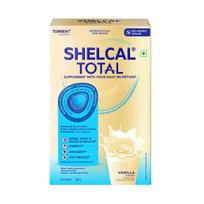 Shelcal Total - Powered by Protein, Multi-Vitamin, Multi-Mineral & Prebiotic supports Bone, Joint & Muscle, Immunity, Gut Health and more - No Ad