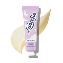 Lanolips 2-Hour Overnight Lip Mask Rich Lanolin Lip Balm with Hyaluronic Acid, Vitamin C, and Ceramide 5g white