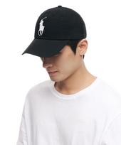 POLO RALPH LAUREN Big Pony Chino Baseball Cap - Black One beige