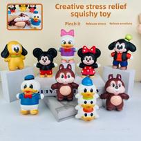 Disney Mikio serijos lėlės, Streso mažinimo suspaudžiami žaislai, Lėtai atšokantys streso mažinimo papuošalai Random 1pcs black