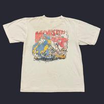 Vintage 1980’s Monsters Of Rock Band Tour T-Shirt S gray