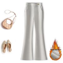 Women's Micro-Flare High-Waisted Slimming Pants - 2025 Autumn/Winter Collection 28