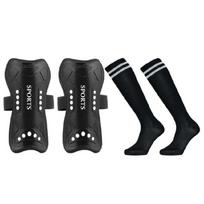 Kids Youth Soccer Shin Guards Shin Pads and Shin Guard Sleeves Boys Girls Football Game Training Soccer Equipment Set S juoda