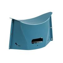 Folding Stool Ergonomic Design Handle Holes Portable Seat Knee Relief Travel Stool for Travel Camping Fishing Gardening gray