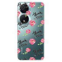 For Honor 90 Smart Case Transparent Slim Print Girl Silicone Bumper for Huawei Honor 90 Smart Cover 90Smart Shells TPU Clear Honor 90 Smart gray