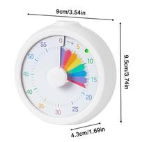 Visual Timer For Kids Silent Portable Multifunctional Rainbow Schedule Tool Kids Adults Countdown Timer Clock For Home School balta
