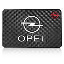 1Pcs Car Emblem Anti Slip Pad Phone Holder Non-Slip Mat Car Stlying For Opel crosa d astra h insignia astra j zafira b mokkaastra vivaro astra g gray