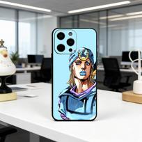 J-Joestar of the J-Jojo J-Johnny-JJES  Phone Case For iPhone 17,16,15,14,13,12,11 Plus,Pro Max,XS,Soft Silicone Black Cover iPhone16pro black