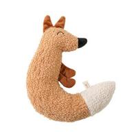 Plush Catnip Toy with Crinkle Paper Fox & Goose Designs Soft Skin-friendly Interactive Cat Toy for Anxiety Relief Solo Play Fox brown