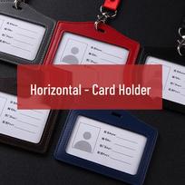 Work ID Card Holder with Lanyard for Badges and Access Cards