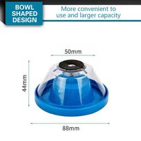 1Pcs Household Electric Drill Dust Cover Ash Bowl Impact Hammer Dust Collector Power Tool Accessories Drilling Dustproof Device mėlyna