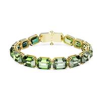 Swarovski Millenia Octagon Cut Crystal Bracelet Women's Green 5671258