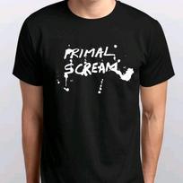 Men's and Women's T-shirts PRIMAL SCREAM T-SHIRT All sizes S M L XL XXL 3 4 XL  colours Black, White S
