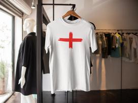 ENGLAND T-shirt ST GEORGE CROSS INSPIRED WORLD CUP 2026 ADULTS KIDS XXL