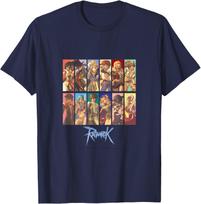 Ragnarok Job Class Collection – Colorful Character Art T-Shirt S brown