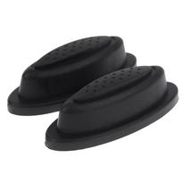 2 vnt. plastikinis bagažo smeigės pėdų padas bagažo krepšiams black