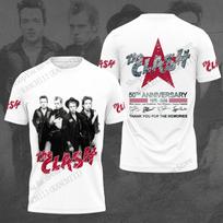 New Rock Band The Clash 2026 Tour 3D Print T-shirt Men Women Fashion Hip Hop Oversized Short Sleeve Tops Tees Vintage Clothing XXS