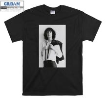 Patti Smith Horses Punk Rock Band T-shirt T shirt Men Women Unisex Tshirt XXXXL white