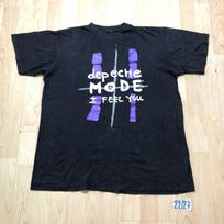 Vintage 90's Depeche Mode DM Rock Synth pop New Wave electronic 140 black