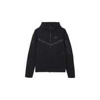 Nike Sportswear Tech Fleece Full Zip Hoodie Asia Sizing CU4490-010 XXL juoda