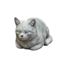 Resin Cat Statue Realistic Art Figurines Ornaments Micro Landscape Cat Sculpture  Garden Decor Resin
