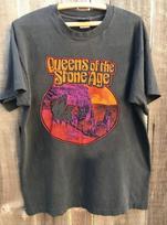 Queens of the Stone Age Tour Rock Band Graphic Charcoal Unisex Shirt Vtg WA1921 S brown