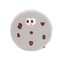 Memory Foam Cartoon Cookie Shaped Seat Cushion Slow Rebound Anti-Slip Thickened Chair Pad for Home Comfort Wholesale 40*40*4.5cm pilka spalva