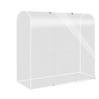 Waterproof Floor  Clothes Hanger Dust Cover Large Clothing Protector Organizer  Household 60cm skaidri