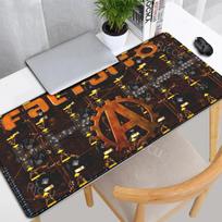 Game Factorio teclado mouse pad Popular Large Gamer XXL Keyboard 900X400MM Rubber offices accessories desk mat Gaming Mousepad 50cmx100cm(19.6x39.4inch) gray