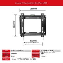 26-65 colių televizoriaus sieninis laikiklis Universalus televizoriaus laikiklis Monitoriaus laikiklis Reguliuojamas Žemo profilio Plokščias televizoriaus sieninis laikiklis LCD LED monitoriui A1