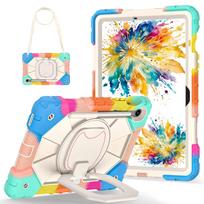 Samsung Tab S10 FE/Lite Tablet Case with Wristband Stand, S11/A11+ Compatible, Full-Wrap Silicone Protection A9-A11 8.7-inch (X133/135) 2025 blue
