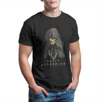 Higgs Death Stranding 100% Cotton vintage Hideo kojima plus size Hideo kojima Metal gear solid graphic shirts mens clothes XXXXL black
