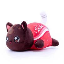 Aphmau Plush Meemeows Food Cat Plushies Toy Cute Cola Fries Donut Cat Plushes Stuffed Dolls Sleeping Pillow Christmas Gift black