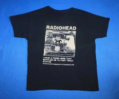 Y2K 2000 Radiohead Shirt Progressive Rock Band Kids Tee 13/10 10 Yrs XXXL