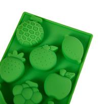 3D Animacinių Vaisių Formos Silikoninė Kepimo Forma Braškė Bananas Arbūzas Kriaušė Pasidaryk Pats Muilas Šokoladinis Pyragas Ledų Formelė onesize green