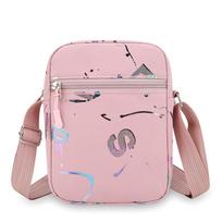 Personalized Bronzing New Shoulder Bag Female Lightweight Joker Korean Version of Cross body Bag Outdoor Commuter Mobile Phone Small Change Bag. white