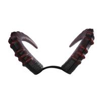 Demono kostiumo aksesuaras Suaugusiems Velnio Cosplay Kaukė Helovino Demono sparnų rekvizitas Maskarado vakarėliui Cosplay One Size C gray