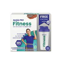 Horlicks PRO Fitness Chocolate Meal Replacement Shake 400g BIB High Protein Fiber Low-Calorie Free Shaker