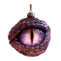 1/2Pcs Acrylic Dragon Eye Hanging Decoration 2D Flat Home Office Holiday Party Christmas Tree Fantasy Creature Dragon Eyes Hanging Ornament 1pc E black